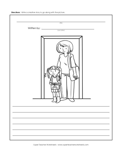 Back-to-School Writing - Nervous Student Writing Activity (Printable PDF Worksheet)