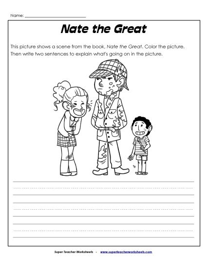 N.T.G. - Summarize the Picture (Printable PDF Worksheet)