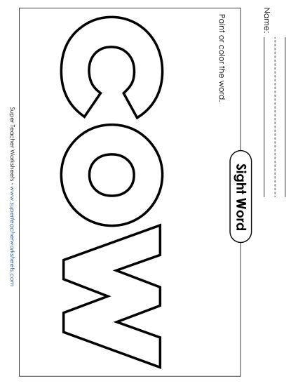 Paint or Color: Cow (Printable PDF Worksheet)