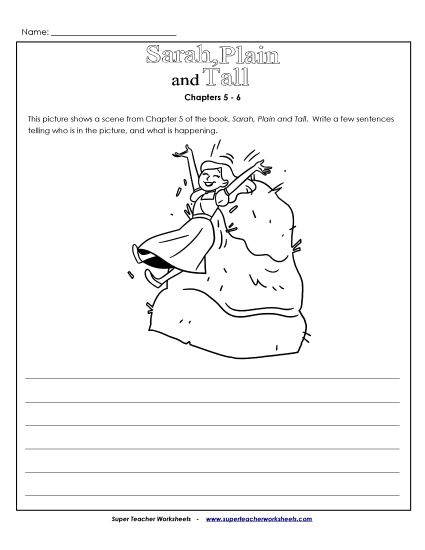 Chapters 5-6 - Picture Summary Activity (Printable PDF Worksheet)