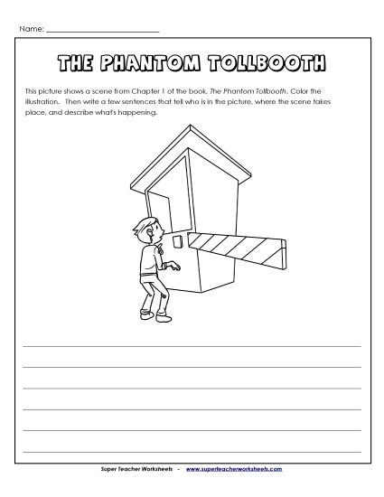 Chapters 1 & 2 - Picture Summary: Chap. 1 (Printable PDF Worksheet)