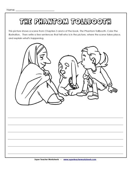 Chapters 5 & 6 - Picture Summary: Chaps 5 & 6 (Printable PDF Worksheet)