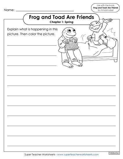 Chapter 1 - Picture Writing Prompt (Chapter 1) (Printable PDF Worksheet)