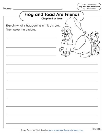 Chapter 4 - Picture Writing Prompt (Chapter 4) (Printable PDF Worksheet)