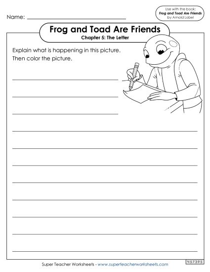 Chapter 5 - Picture Writing Prompt (Chapter 5) (Printable PDF Worksheet)