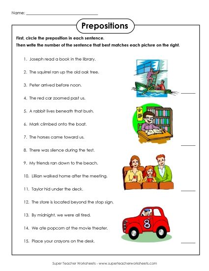 Level: Intermediate - Prepositions Worksheet (Printable PDF Worksheet)