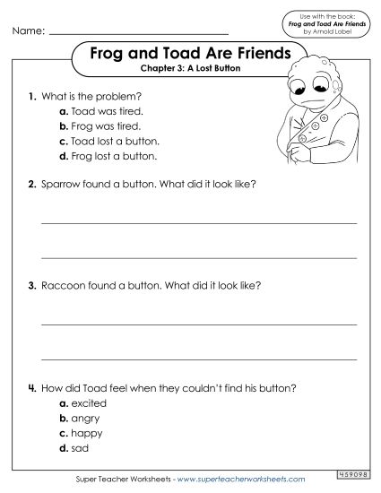 Chapter 3 - Questions for Chapter 3 (Printable PDF Worksheet)