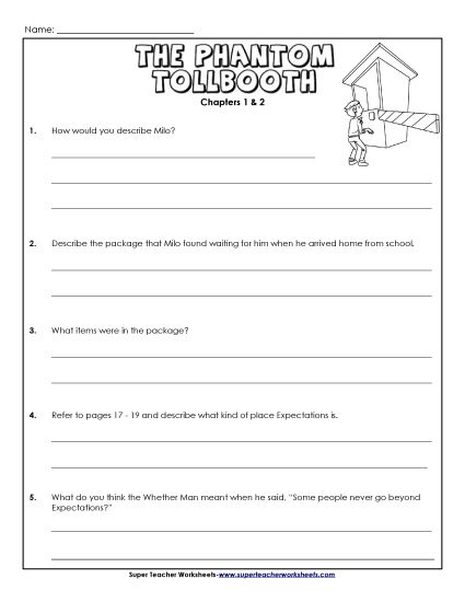 Chapters 1 & 2 - Questions for Chapters 1 & 2 (Printable PDF Worksheet)
