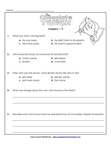 Chapters 1-2 - Questions for Chapters 1 & 2 (Printable PDF Worksheet)