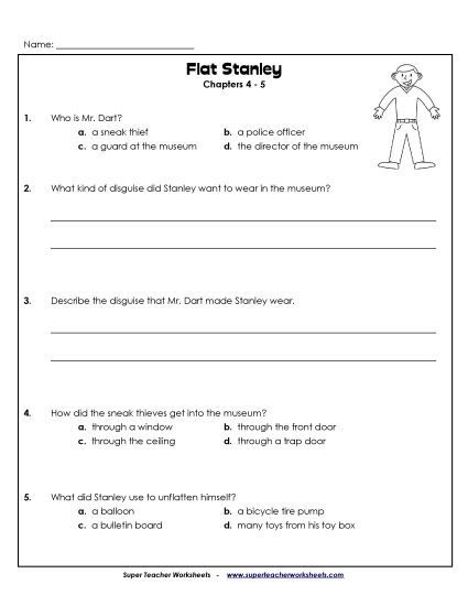 Chapters 4-5 - Questions for Chapters 4-5 (Printable PDF Worksheet)