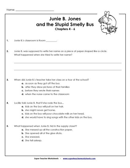 Chapters 4 - 6 - Questions for Chapters 4-6 (Printable PDF Worksheet)