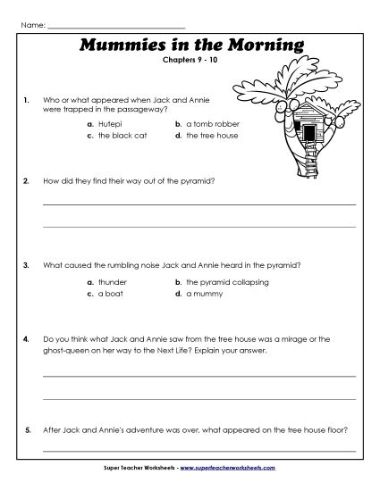 Chapters 9-10 - Questions for Chapters 9-10 (Printable PDF Worksheet)
