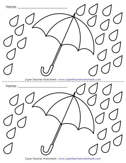 Sticker Charts - Raindrops Sticker Chart (Printable PDF Worksheet)