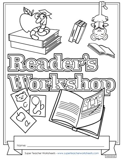Folder & Binder Covers - Reader's Workshop (Printable PDF Worksheet)