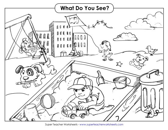 Sandbox (I see...) (Printable PDF Worksheet)