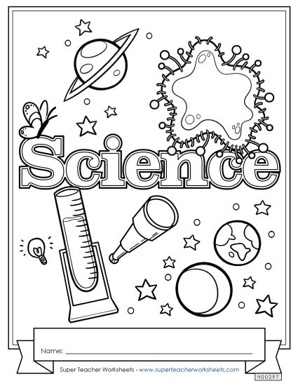 Folder & Binder Covers - Science (Printable PDF Worksheet)