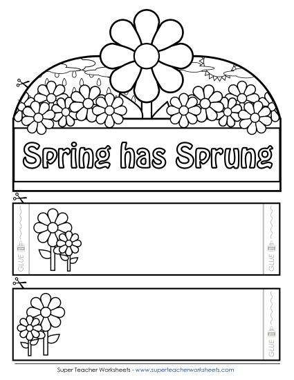 Seasons - Spring Has Sprung! (Printable PDF Worksheet)