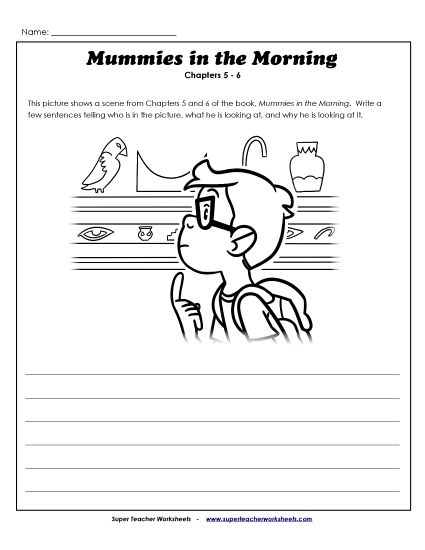 Chapters 5-6 - Summarize the picture: Chapters 5-6 (Printable PDF Worksheet)