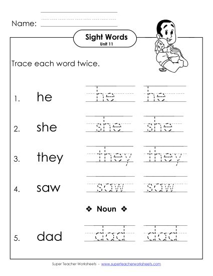 Worksheets - Trace Twice (Unit 11) (Printable PDF Worksheet)