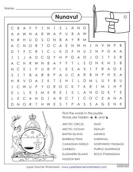 Puzzles - Word Search (Printable PDF Worksheet)