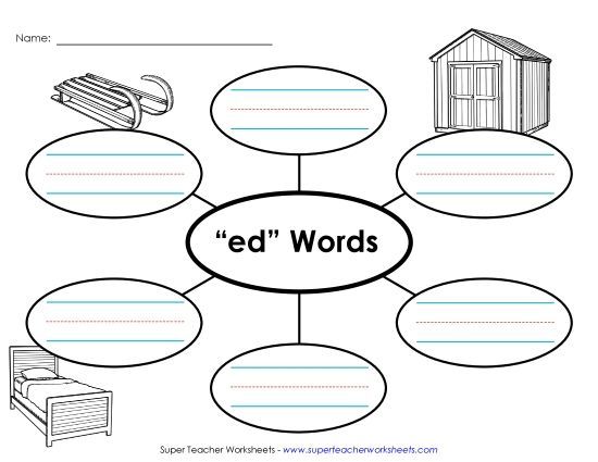 Worksheets - Word Web (-ed) (Printable PDF Worksheet)