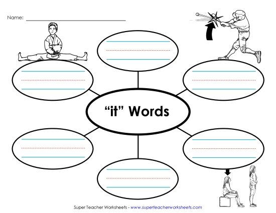 Worksheets - Word Web (-it) (Printable PDF Worksheet)