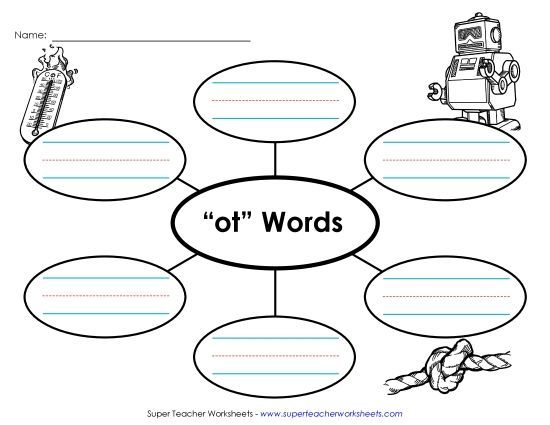 Worksheets - Word Web (-ot) (Printable PDF Worksheet)