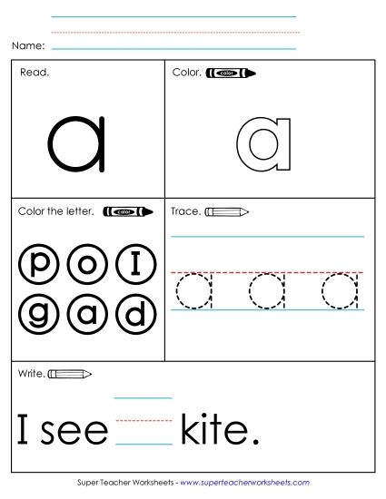 Worksheet 1: A (Printable PDF Worksheet)