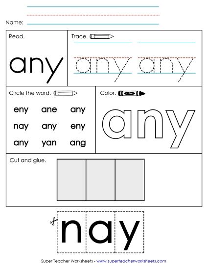 Worksheet 2: Any (Printable PDF Worksheet)