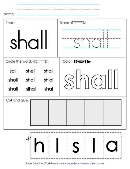 Worksheet 2: Shall (Printable PDF Worksheet)