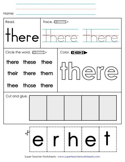 Worksheet 2: There (Printable PDF Worksheet)