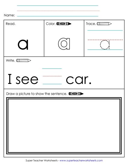 Worksheet 3: A (Printable PDF Worksheet)