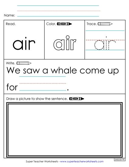 Worksheet 3: Air (Printable PDF Worksheet)
