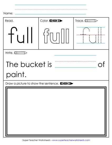 Worksheet 3: Full (Printable PDF Worksheet)