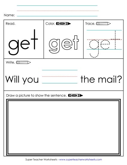 Worksheet 3: Get (Printable PDF Worksheet)