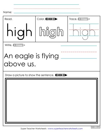 Worksheet 3: High (Printable PDF Worksheet)