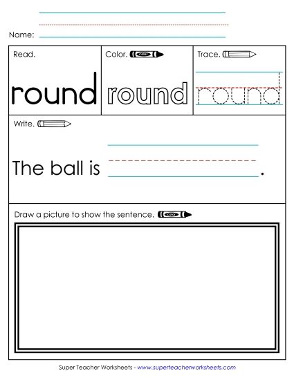 Worksheet 3: Round (Printable PDF Worksheet)