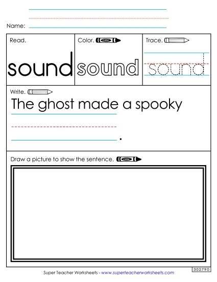 Worksheet 3: Sound (Printable PDF Worksheet)