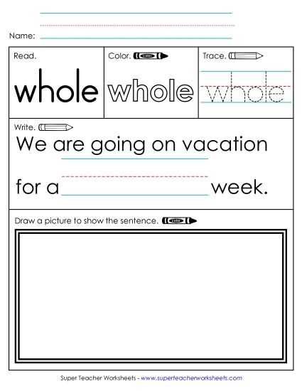 Worksheet 3: Whole (Printable PDF Worksheet)