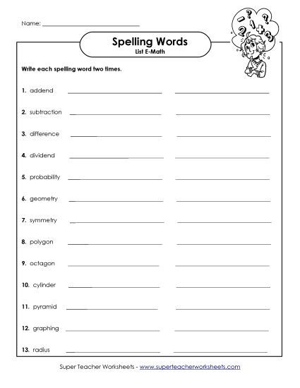 Worksheets and Activities - Write Twice (Printable PDF Worksheet)
