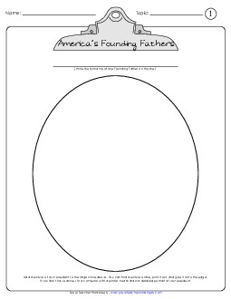 Founding Fathers Report (USA) Colonial America Worksheet