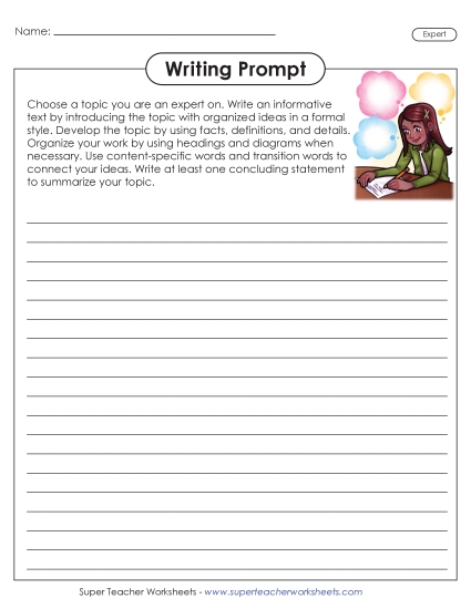 New Informative Text on Expert Content Worksheet New Informative Text on Expert Content Worksheet
