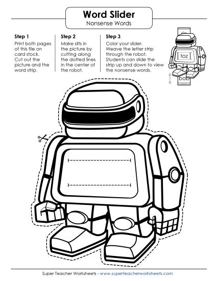aNonsense Word Slider