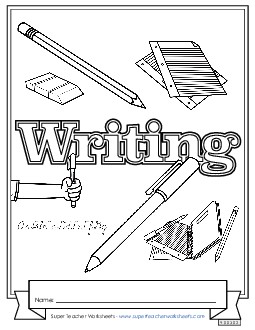 Writing Subject Covers Worksheet