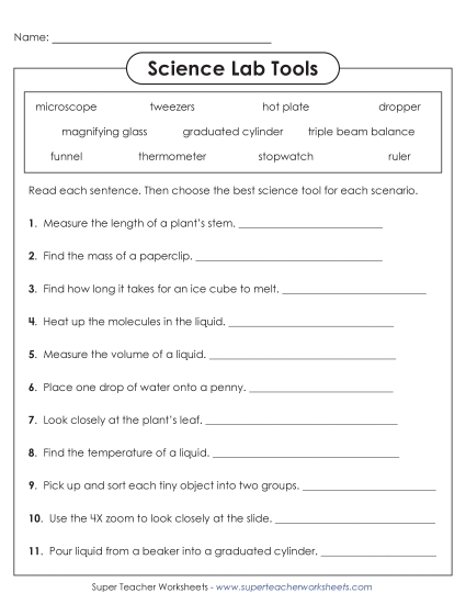 New Choose the Best Tool Worksheet New Choose the Best Tool Worksheet