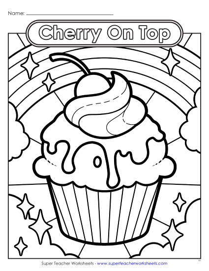 New Cherry On Top Worksheet
