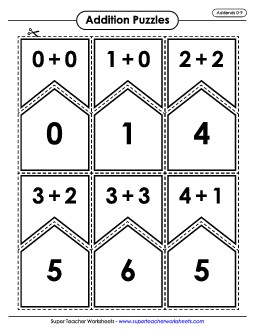 Addition: Addends 0-9 Free Worksheet