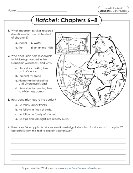 New Questions for Chapters 6–8 Worksheet
