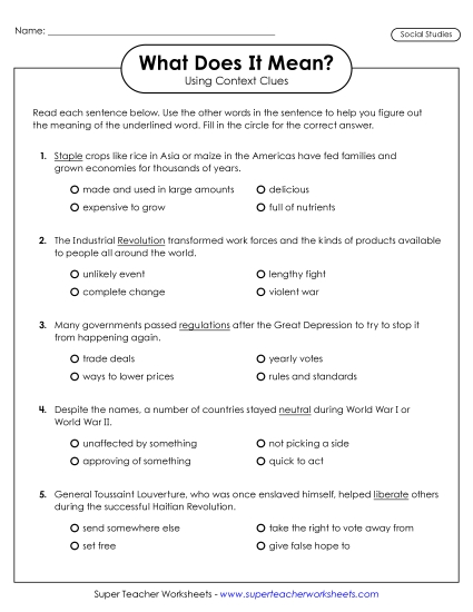 New Social Studies Context Clues Worksheet 2 Worksheet New Social Studies Context Clues Worksheet 2 Worksheet