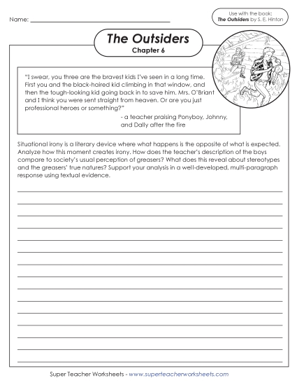 New Writing Prompt: Situational Irony Worksheet New Writing Prompt: Situational Irony Worksheet